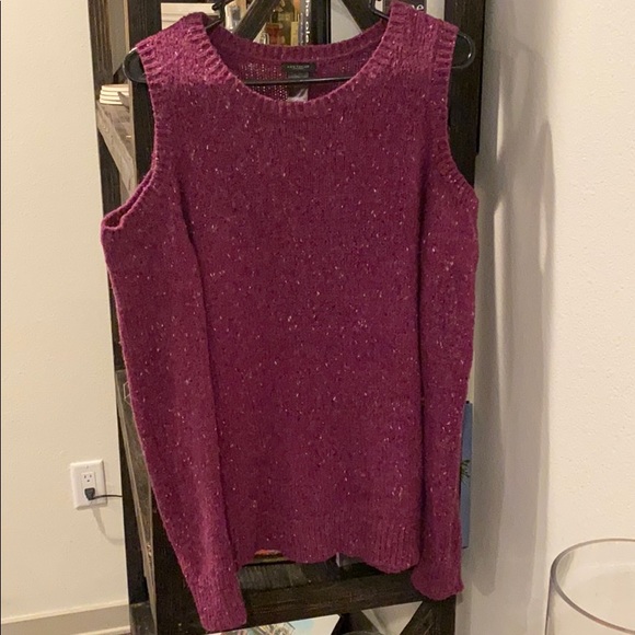 Ann Taylor Factory Cold Shoulder Sweater - Picture 1 of 4